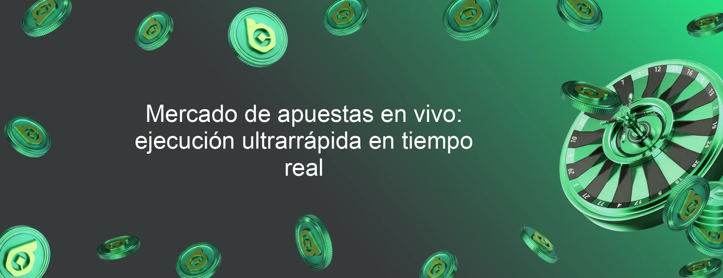 Mercado de apuestas en vivo: ejecución ultrarrápida en tiempo real